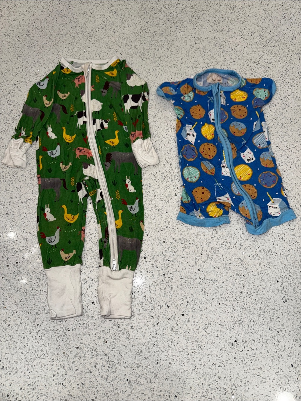 Little Sleepies Green Farm & Blue cookies